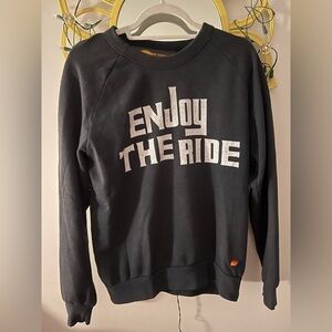 Aviator Nation “enjoy the ride” small grey sweatshirt